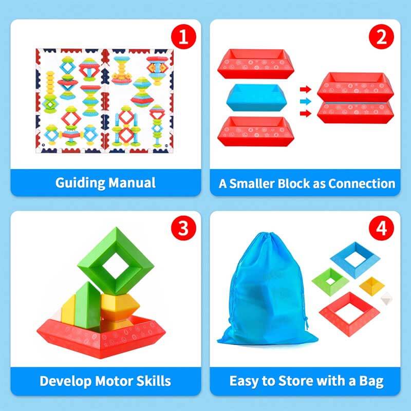 Pyramids Stacking Blocks — FIETSAL