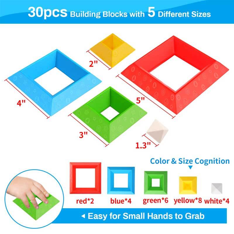 Pyramids Stacking Blocks — FIETSAL